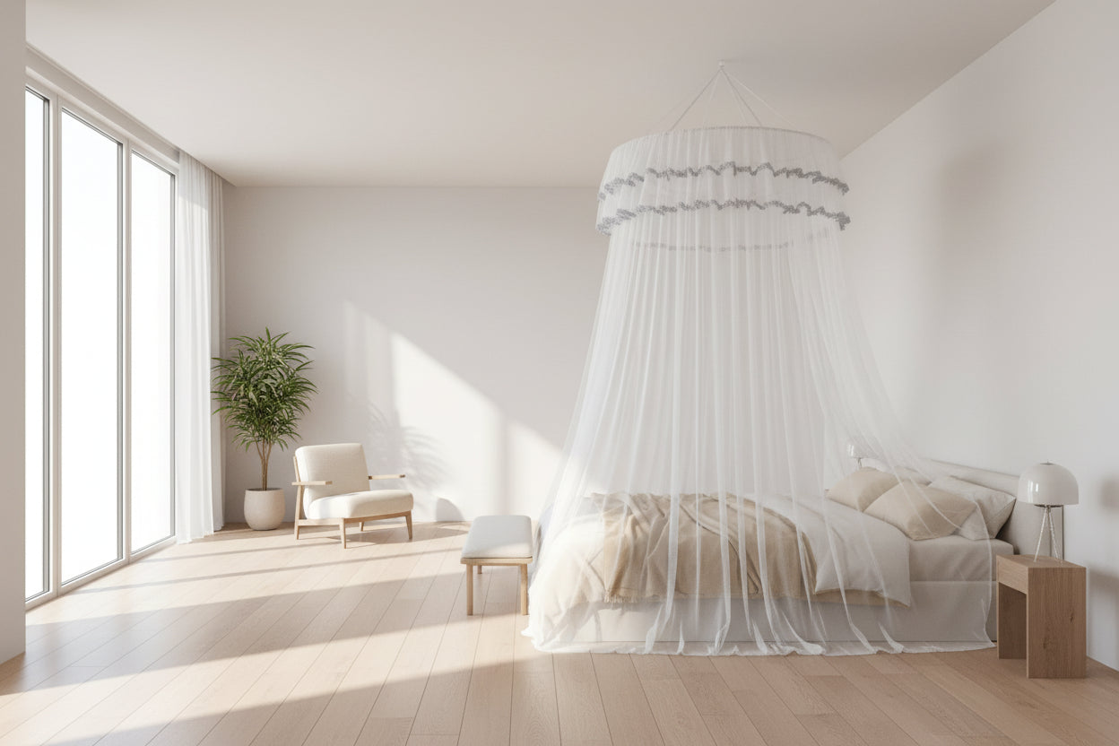 Ciel de Lit | Blanc et Gris