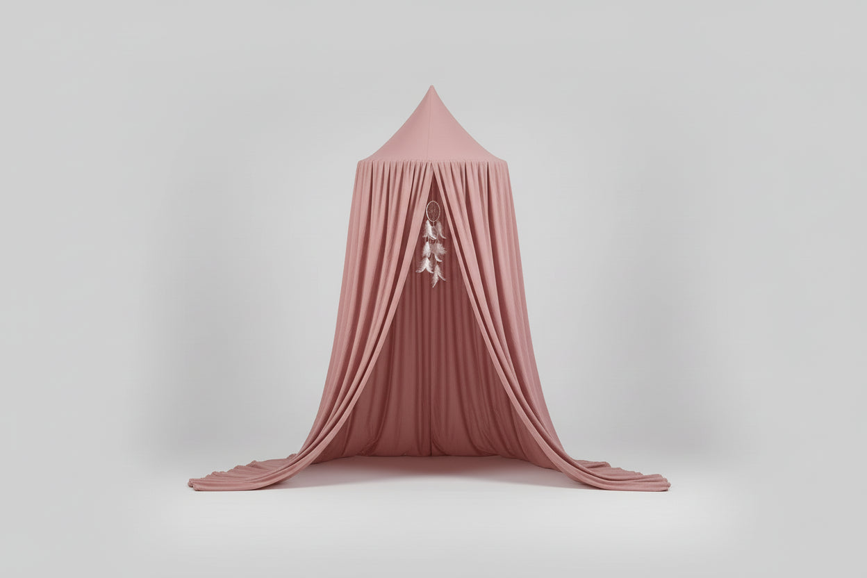 Ciel de Lit Coton | Rose Foncé