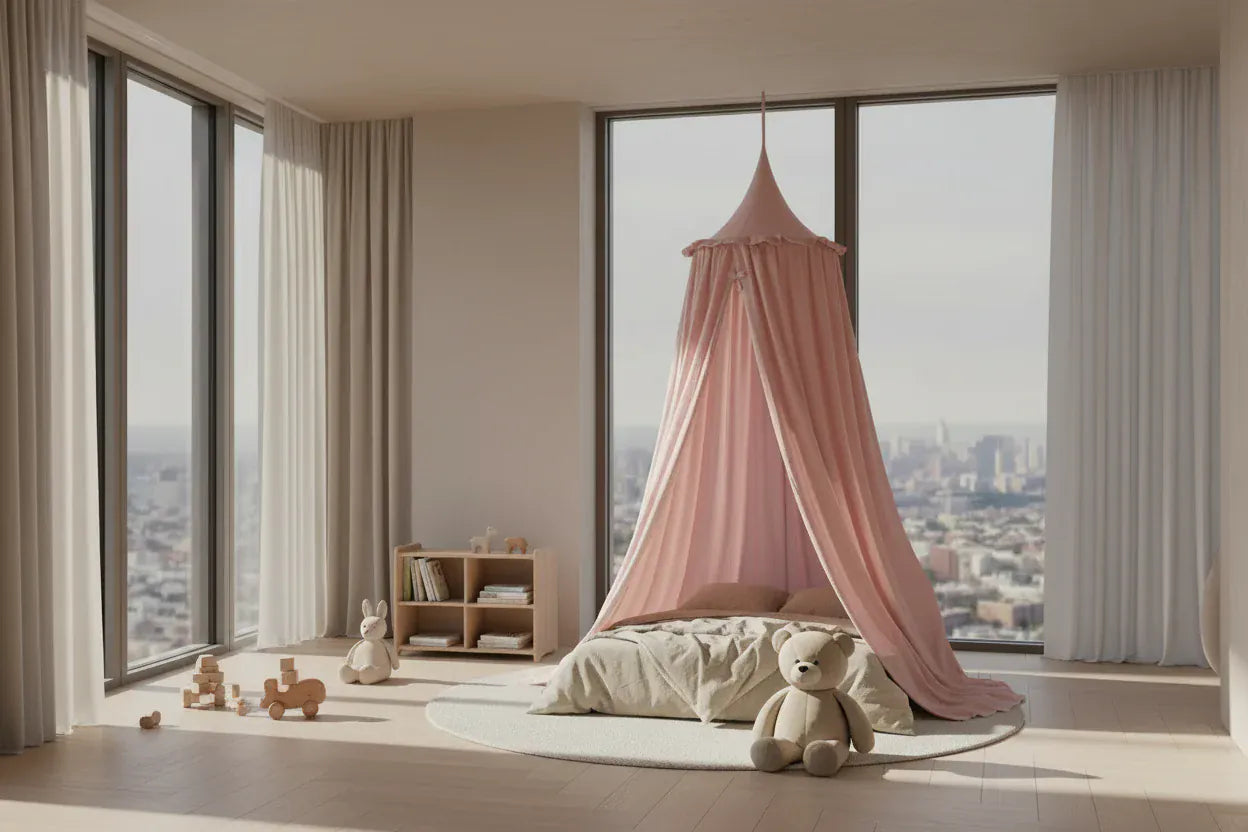 Ciel de Lit | Gaze de Coton Rose